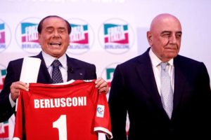 Robur Siena, Berlusconi e Galliani nello spogliatoio per complimentarsi coi giocatori bianconeri