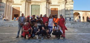 Volontari Croce Rossa delle Isole Cook in visita a Siena