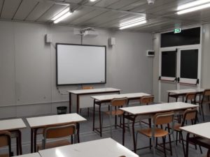 Castelnuovo: alunni nella struttura con moduli prefabbricati