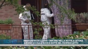 Omicidio nella notte a Cetona - immagini in esclusiva