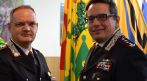 Carabinieri Montepulciano, cambio della guardia tra i capitani Venturi e Sebis