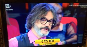 Senese sfiora 422mila euro ai "Soliti Ignoti"