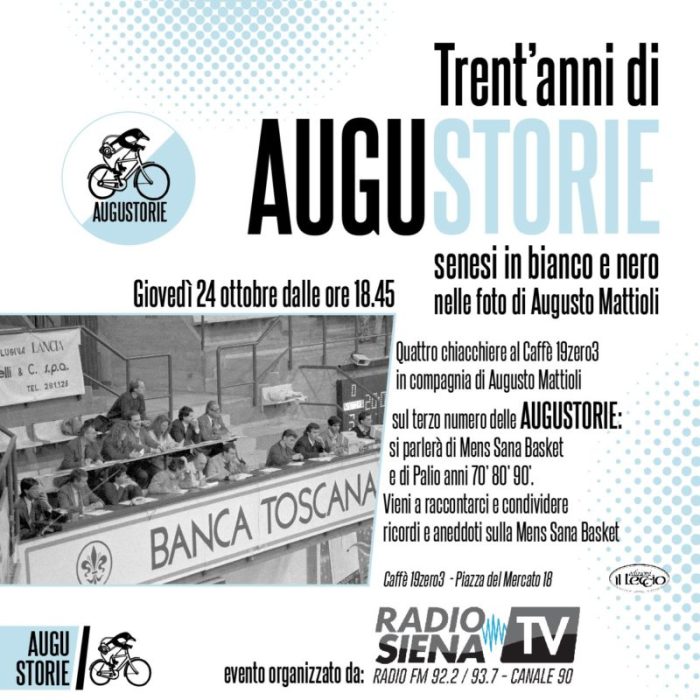 "Augustorie": gioved&igrave; 24 al Caff&egrave;19zero3 la presentazione del terzo numero