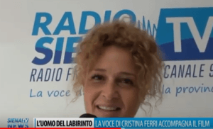 La voce di Cristina Ferri accompagna "L'uomo del labirinto" con Dustin Hoffman e Toni Servillo