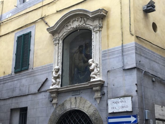 Inaugurato il restauro della Madonna del Corvo