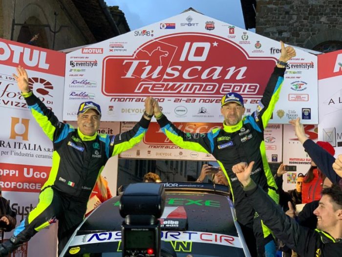 Lorenzo Granai e Giandomenico Basso vincono il&nbsp;10&deg;&nbsp;Tuscan Rewind: campioni italiani rally 2019