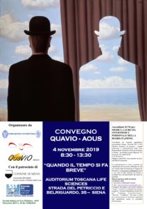 Quando il tempo si fa breve: oggi il convegno di Quavio