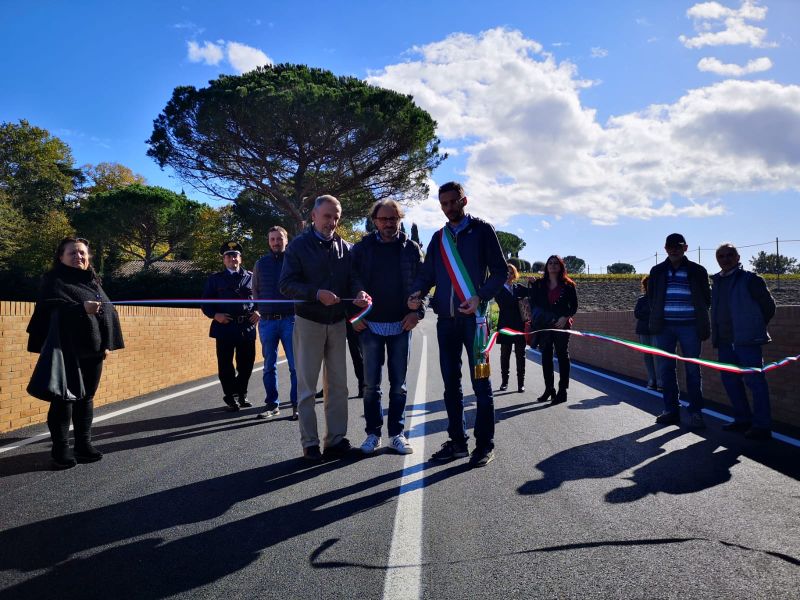 Riaperto il ponte di Lucignano d'Arbia