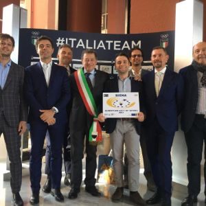 Siena riceve la targa premio per la città europea dello sport 2021