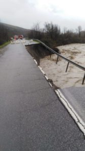 Frana via Cassia, completata la prima fase dei lavori di ripristino