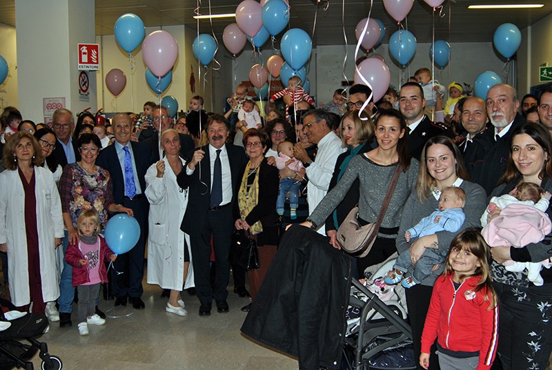 Natale alle Scotte, festa per i 1000 nuovi nati del 2019