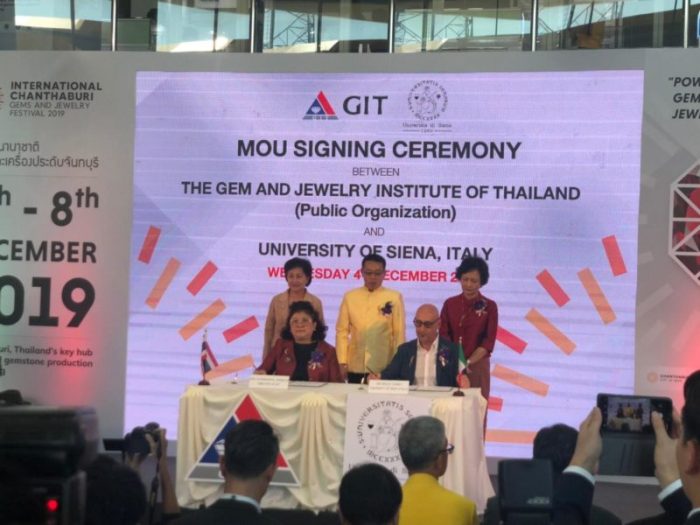 Design e arte del gioiello, l&rsquo;Universit&agrave; di Siena firma accordo a Bangkok