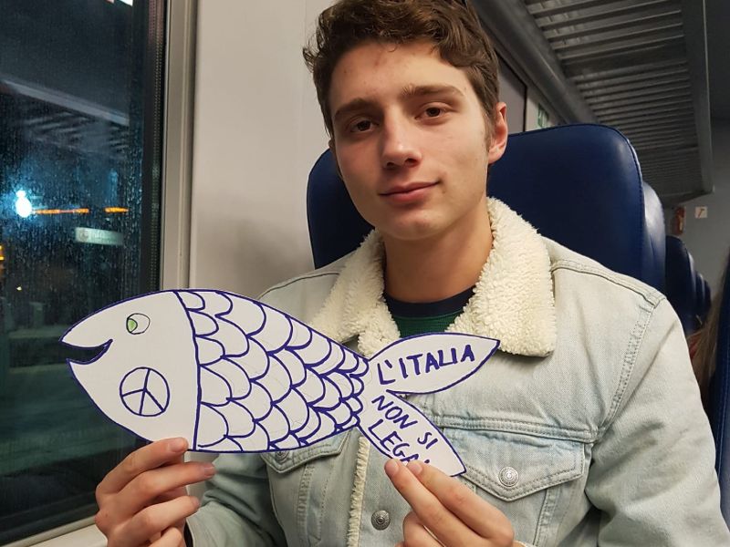 Mattia Ciappi: "Ho organizzato le Sardine senza connotazione. Da Lega e destra offese che fanno sorridere"