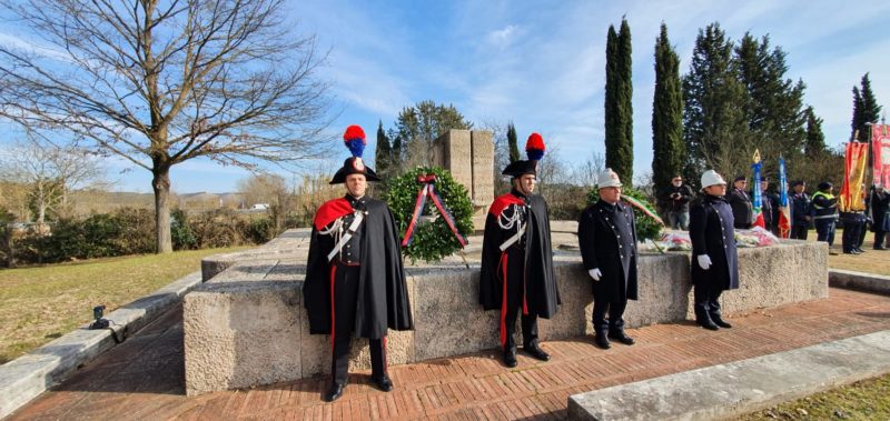 Commemorazione Savastano e Tersilli, le parole del comandante provinciale Stefano Di Pace