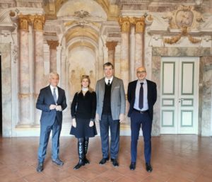 L'ambasciatore italiano a Panama Ambrosetti in visita a Siena