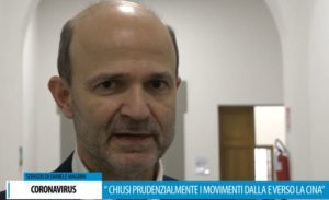 Allarme Coronavirus, il rettore Unistrasi Cataldi: "Chiusi prudenzialmente i movimenti da e per la Cina"
