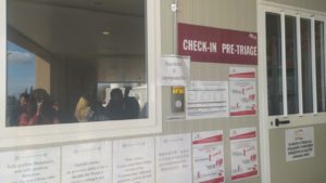 Coronavirus, ecco come funziona il pre-triage dedicato alle Scotte. Pronto anche un pre-check in