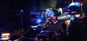 Incidente stradale alla Coroncina, un'auto ribaltata