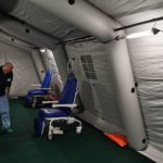 Le nuove tende pre-triage