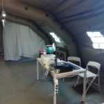 Le nuove tende pre-triage