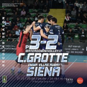 Emma Villas Aubay Siena cede al tie break contro Castellana Grotte