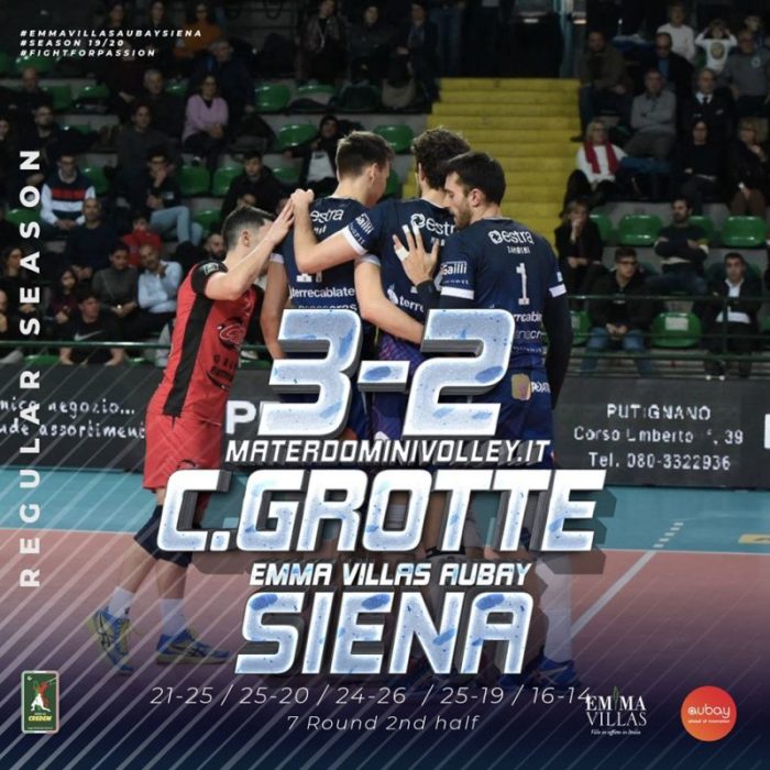Emma Villas Aubay Siena cede al tie break contro Castellana Grotte