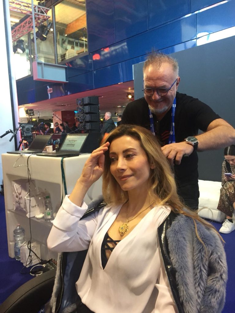 La creativit&agrave; dell'hairstylist senese Luigi Raimo al Festival di Sanremo