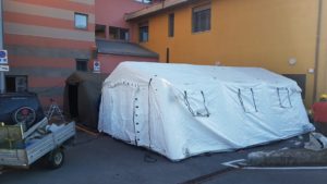 Coronavirus, volontari senesi della Protezione Civile in prima fila