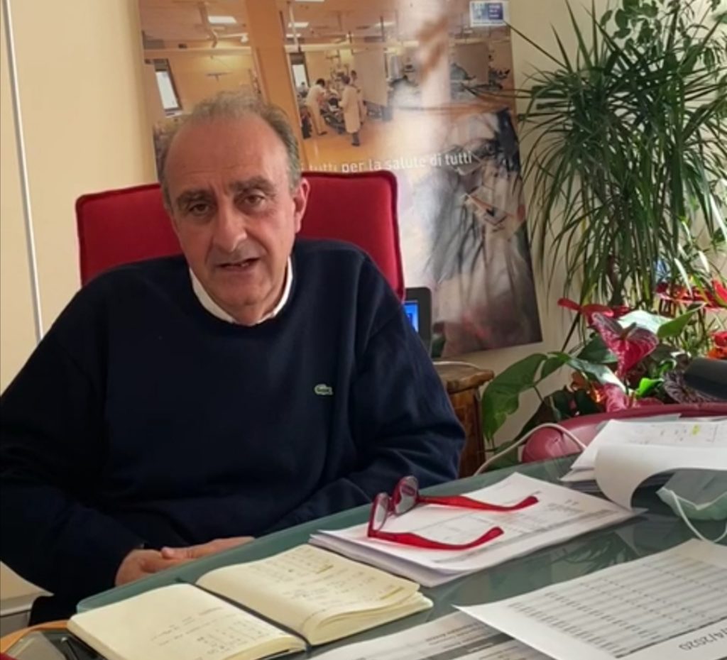 D'Urso: "A Siena dati positivi. Scesi dai 21 casi di ieri agli 8 di oggi"