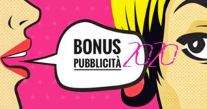 Decreto Cura Italia: bonus pubblicità per l’anno 2020