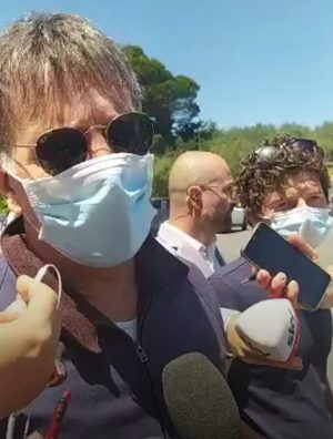 De Mossi incontra la moglie di Zanardi: "Vive il dolore con grande dignit&agrave;"
