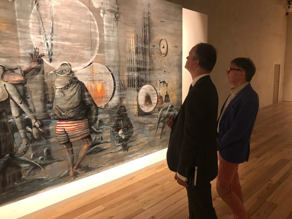 Eike Schmidt in visita al Santa Maria della Scala