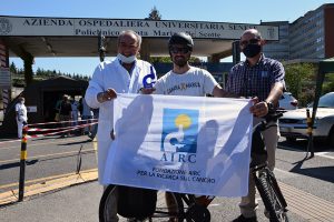 &ldquo;Cambia marcia&rdquo;, tappa a Siena per il viaggio in bicicletta di Marco Vegliante contro il cancro