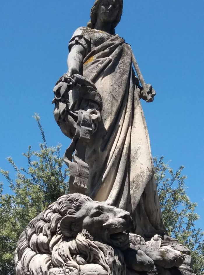 "Una donna di nome Italia": Scuola Edile di Siena salva il monumento ai Caduti per l&rsquo;Indipendenza di Tito Sarrocchi