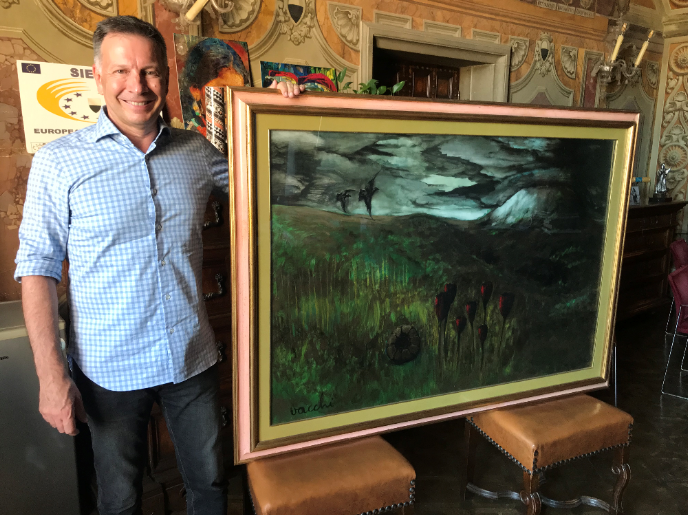 Opera privata di Vacchi donata al Comune. Sar&agrave; esposta al Santa Maria della Scala