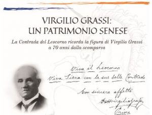 Sabato 3 Ottobre nel Leocorno la conferenza "Virgilio Grassi: un patrimonio senese"
