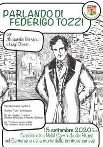 Bruco, “Parlando di Federigo Tozzi” con Alessandro Benvenuti e Luigi Oliveto