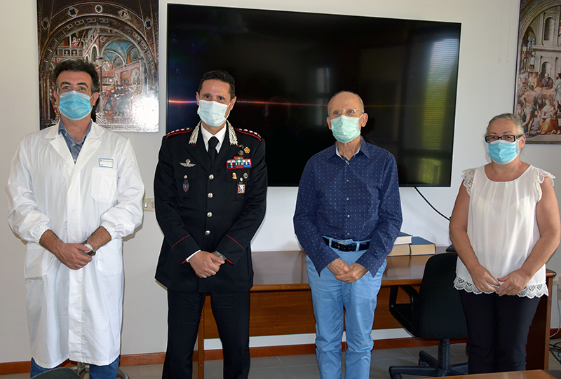 Aou senese: il saluto istituzionale del nuovo comandante provinciale dell'Arma dei Carabinieri