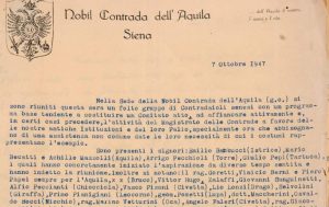 Il Comitato Amici del Palio compie oggi 73 anni