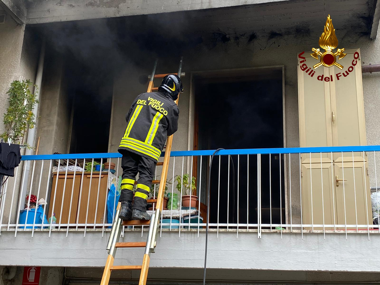 Incendio in un appartamento a Chianciano Terme