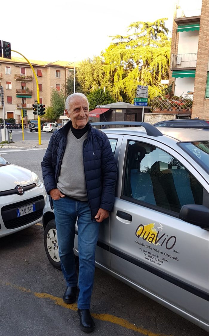 Mario il volontario con la Lupa nel cuore