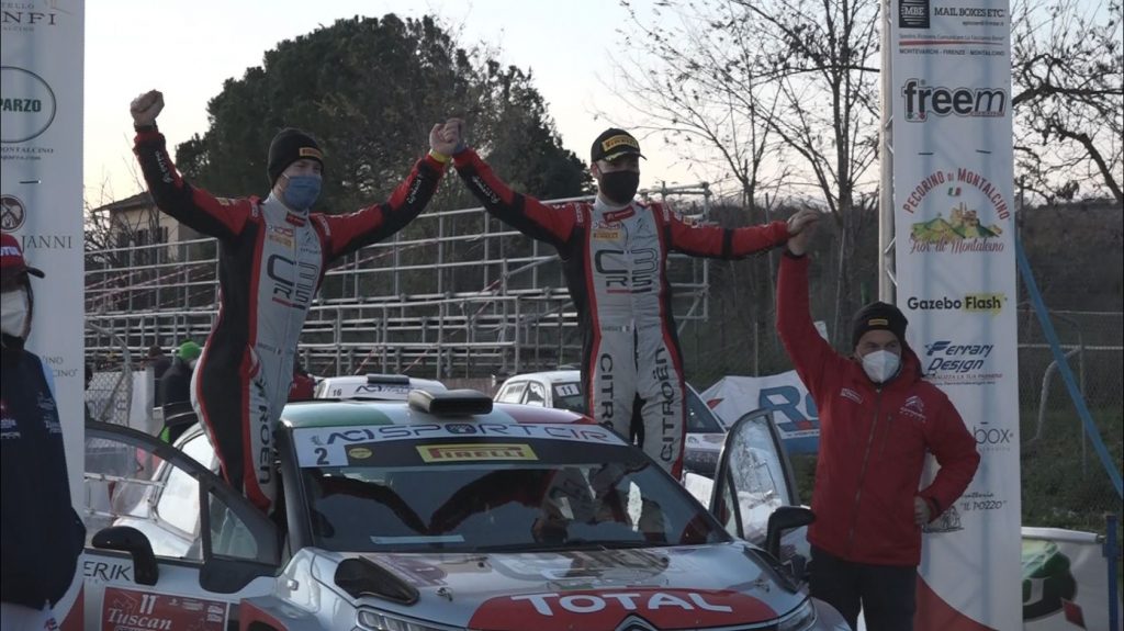 Rally, Tuscan Rewind: i nuovi campioni italiani sono Crugnola e Ometto