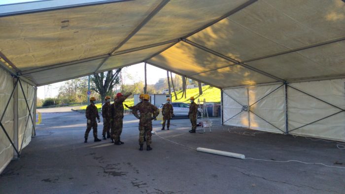 Tamponi Covid, da domenica 29 operativo il nuovo drive through nel parcheggio Mens Sana