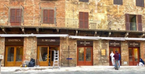 In Piazza del Campo apriranno presto due nuovi locali