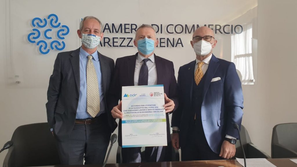 Protocollo di Economia Circolare: convenzione Acquedotto del Fiora-Mps, volano finanziario per le imprese