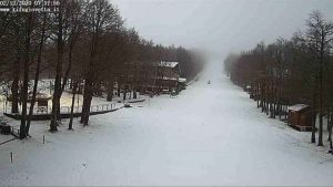 Risveglio bianco sul Monte Amiata