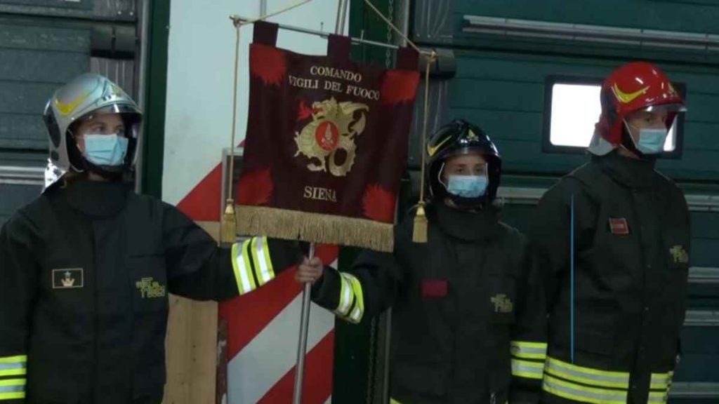 I Vigili del Fuoco di Siena festeggiano Santa Barbara