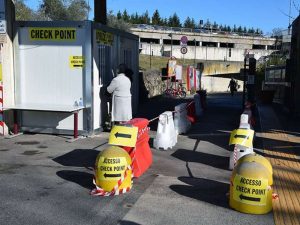 Scotte, operativo il nuovo checkpoint con prefabbricato