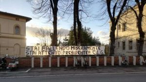 Acn Siena, la rabbia dei tifosi: striscione contro il presidente
