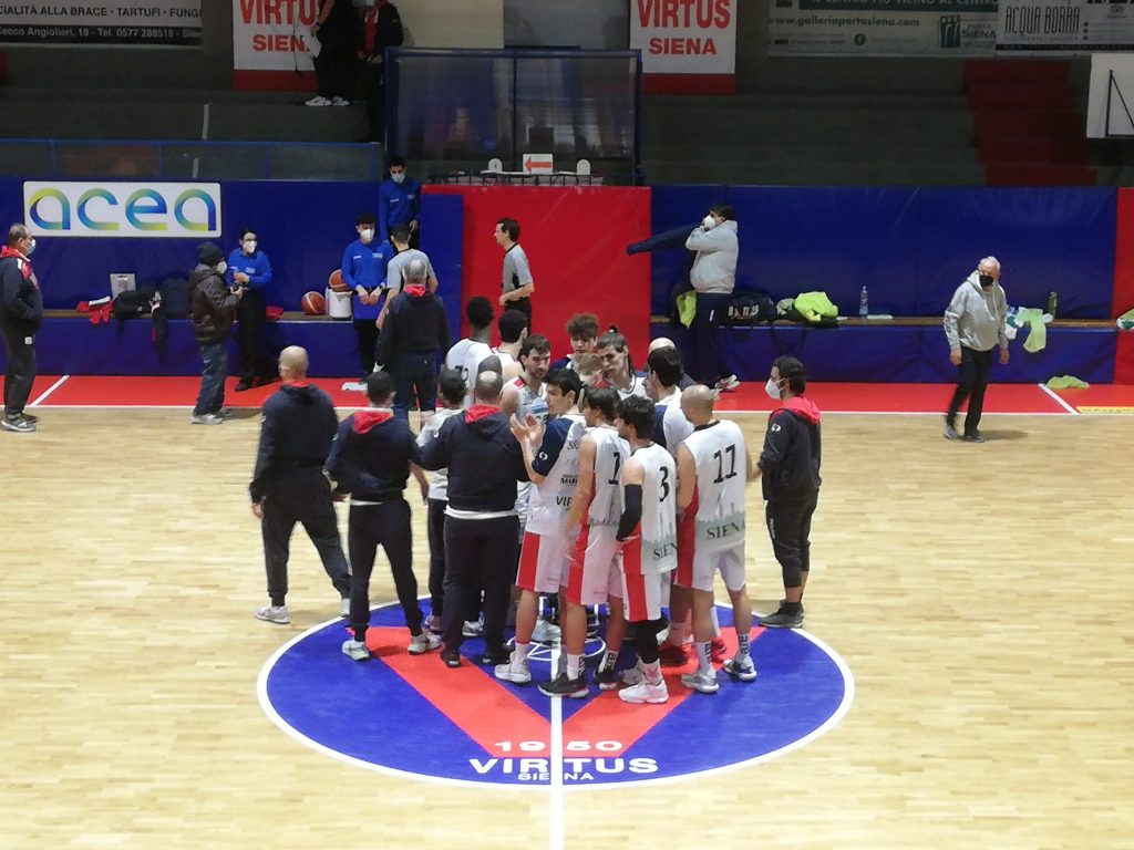 Virtus Siena: finale in volata e vittoria su Montevarchi
